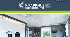 Desktop Screenshot of knapphus-kjokkensenter.no